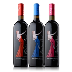法国法莱雅天使干红葡萄酒(粉标+蓝标+红标)7