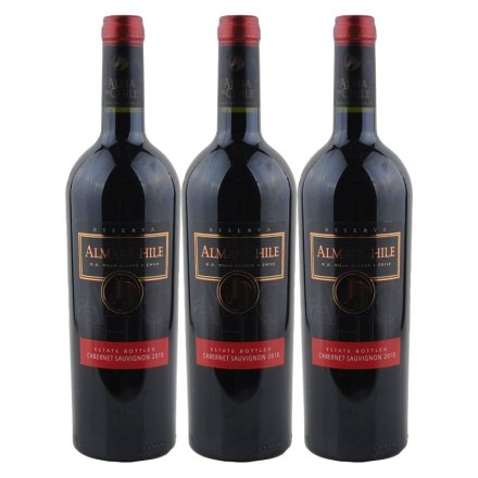 智利艾玛庄园赤霞珠干红葡萄酒（3瓶装）
