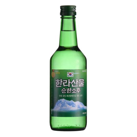 19°韩国汉拿山淡味烧酒360ml
