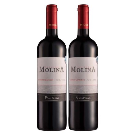 智利2012年莫琳娜赤霞珠干红葡萄酒750ml（双瓶装）