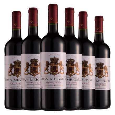 西班牙2012年魅力之尊干红葡萄酒750ml（6瓶装）