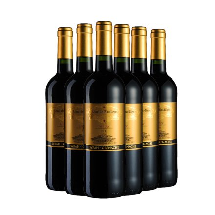 法国赫德安妮干红葡萄酒750ml（6瓶装）