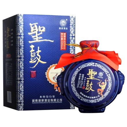 42°湖南湘泉酒业（蓝）圣鼓酒500ml（乐享）
