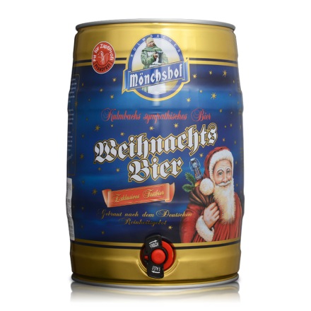德国猛士圣诞黑啤酒5L
