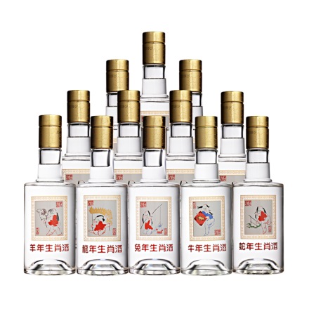 52°藏羚羊生肖酒300ml（12瓶装）