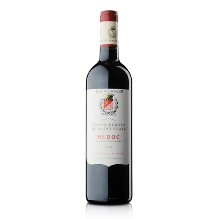 法国梅多克中级庄柏廷庄园干红葡萄酒750ml