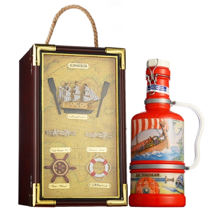 德国弗伦斯堡啤酒瓷瓶装2000ml-创造者+德国弗伦斯堡城堡2000单支礼盒