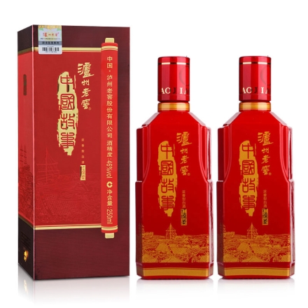 46°泸州老窖•中国故事红绵柔250ml（双瓶装）