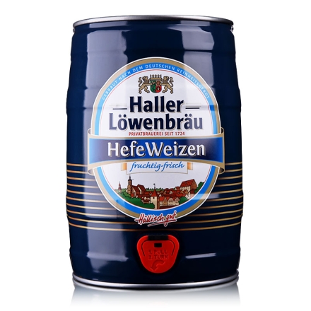 德国哈勒狮堡淡色啤酒5L