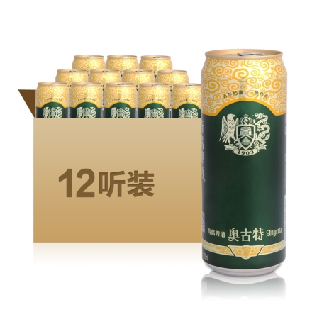 青岛啤酒奥古特500ml（12瓶装）