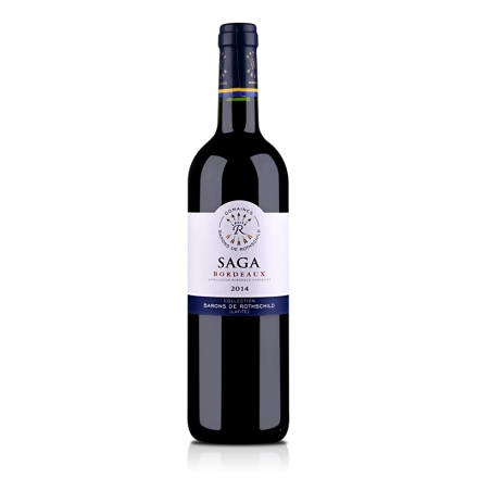（清仓）法国拉菲传说2014波尔多红葡萄酒750ml