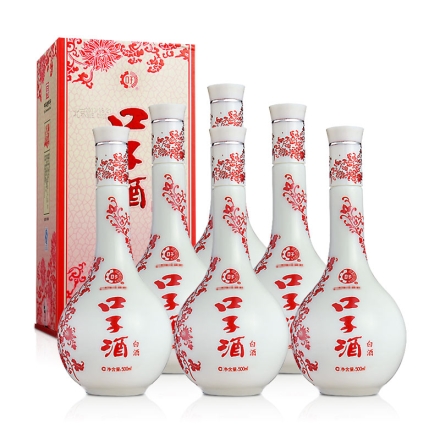 【清仓特惠】38°口子酒（红花） 500ml（6瓶装）（2015年）