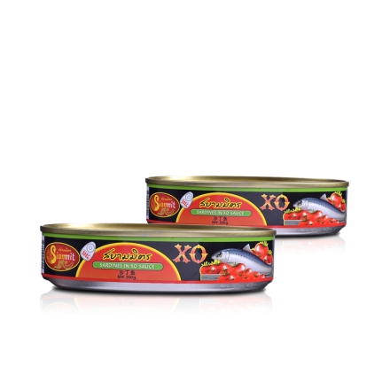 笑迷牌（泰国）沙丁鱼罐头XO200g（双瓶装）