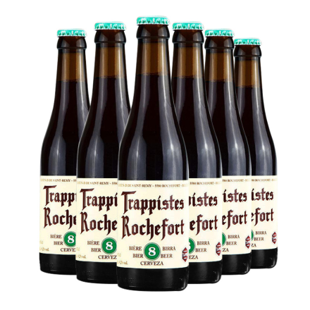 比利时进口罗斯福8号修道院啤酒（Rochefort）330ml*6