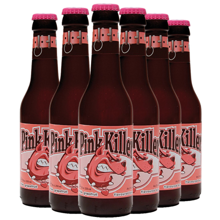 比利时进口粉红杀手啤酒杀手狗(pink killer)250ml*6