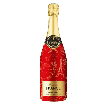 法国荣耀起泡酒（红）750ml