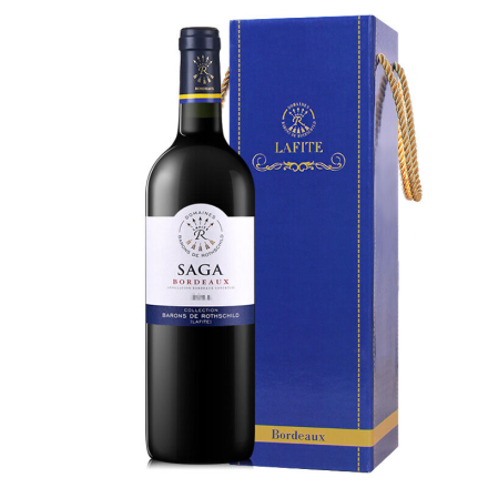 法国拉菲传说波尔多干红葡萄酒 750ml单支礼盒