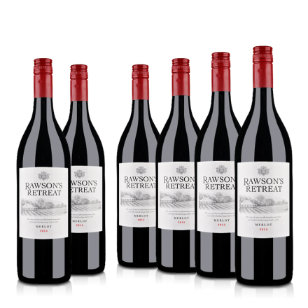 澳洲整箱红酒澳大利亚奔富洛神山庄梅洛干红葡萄酒1000ml（6瓶装）
