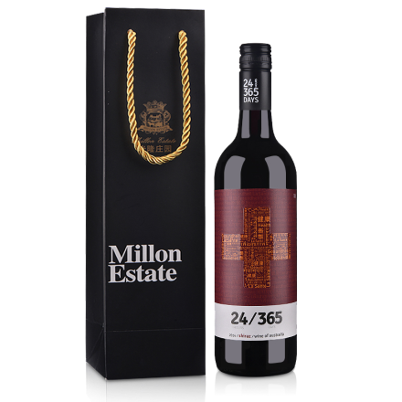 澳大利亚米隆庄园24-365色拉子红葡萄酒礼盒750ml