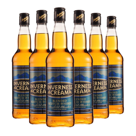 40度英国爱力士苏格兰威士忌 进口洋酒700ml*6瓶套装