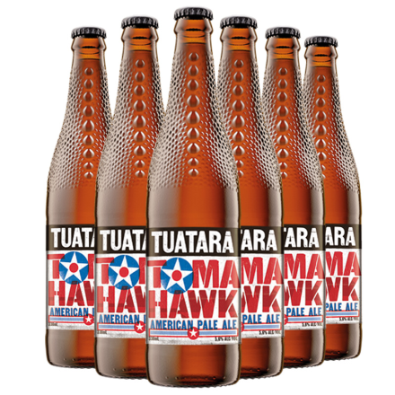 新西兰进口TUATARA大蜥蜴传统美式艾尔啤酒330ml*6