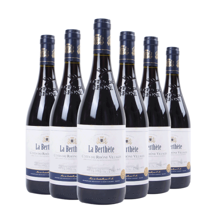 法国拉贝庄罗纳河谷村庄特酿红葡萄酒750ml(6瓶装）