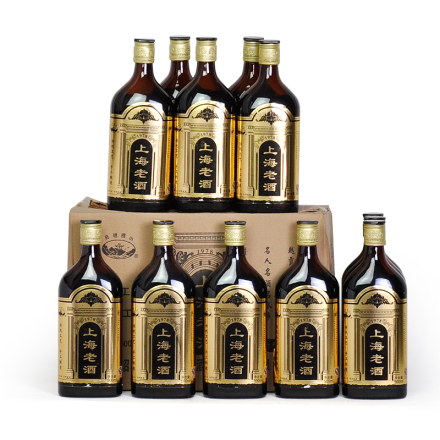 黑标十年陈上海老酒12度500mlx12瓶装半干型海派黄酒感受老上海风情