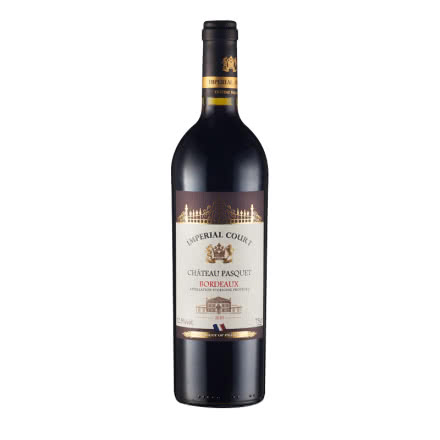 法国原瓶进口皇轩伯帝酒庄波尔多干红葡萄酒 750ml*1瓶