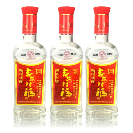 【老酒特卖】42°汾酒集团特制杏花村福（2012年）450ml（3瓶装）