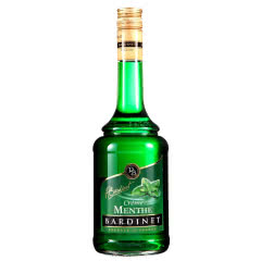 25度 法国必得利（Bardinet）原瓶原装进口洋酒绿薄荷味力娇酒 700mL