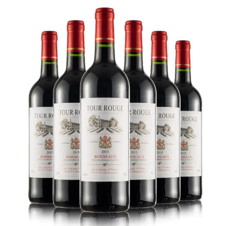 法国图歌波尔多干红葡萄酒 750ml（6瓶装）