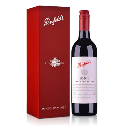 澳大利亚奔富酒园BIN8红葡萄酒750ml（单支礼盒装）