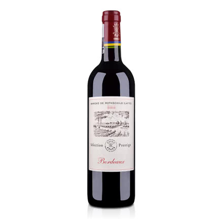 法国拉菲罗斯柴尔德尚品波尔多法定产区红葡萄酒750ml