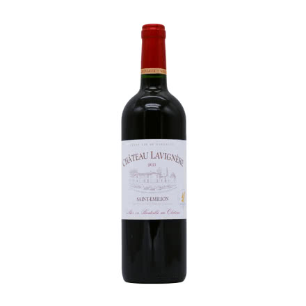 法国红酒（原瓶进口）金奖波尔多圣爱美隆产区AOC拉维城堡干红葡萄酒750ml