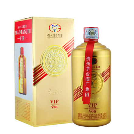 52°茅台集团茅坛酒VIP-V66浓香型白酒500ml