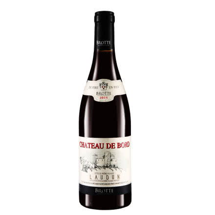 法国原瓶进口红酒 罗纳河谷的教皇新堡产区波德城堡干红葡萄酒单支750ml