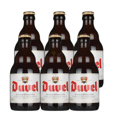 比利时进口啤酒Duvel督威精酿啤酒330ML（6瓶装）