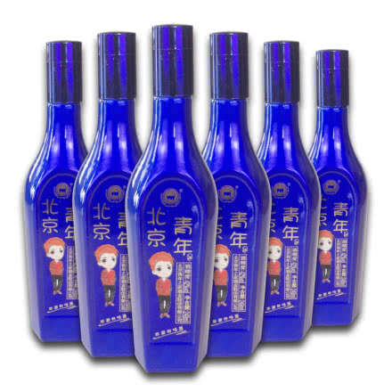 42° 北京青年蓝钻二锅头酒248ml（6瓶装）