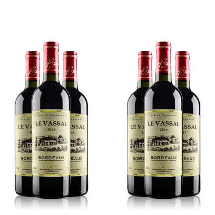 波尔多红酒法国原装进口正品干红梅洛葡萄酒AOC原瓶