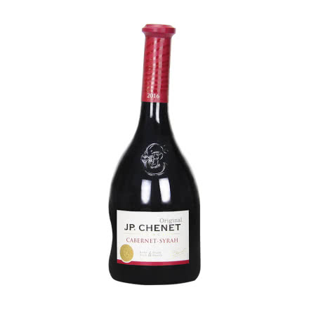 法国进口红酒 香奈（J.P.CHENET）赤霞珠西拉红葡萄酒 750ml