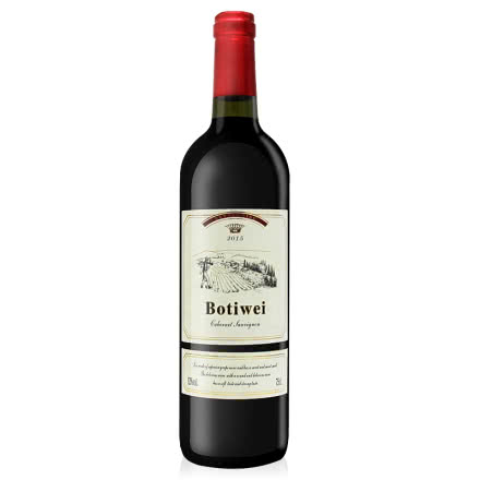 法国原酒进口 博蒂威·西拉菲儿干红葡萄酒 750ml