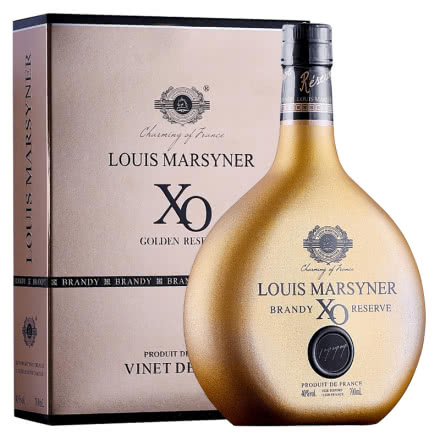 法国原瓶原装进口洋酒 路易马西尼金装XO珍藏白兰地 700ml