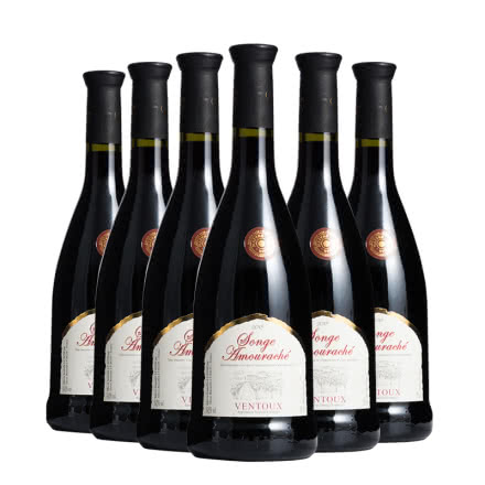 法国红酒原瓶进口爱思堡旺度红葡萄酒750ml*6瓶整箱装