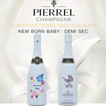 Champagne Pierrel Demi Sec « New Born Baby »