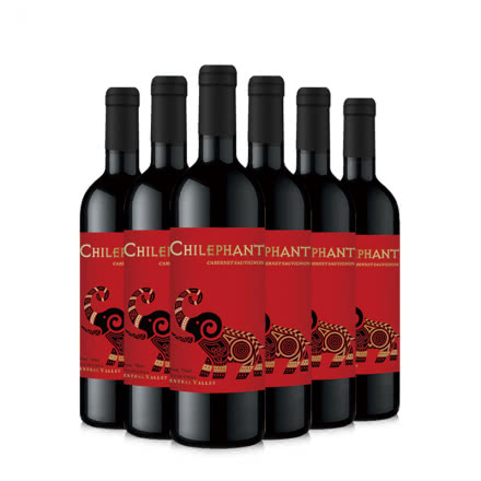 智利智象红标赤霞珠干红葡萄酒750ml*6整箱装