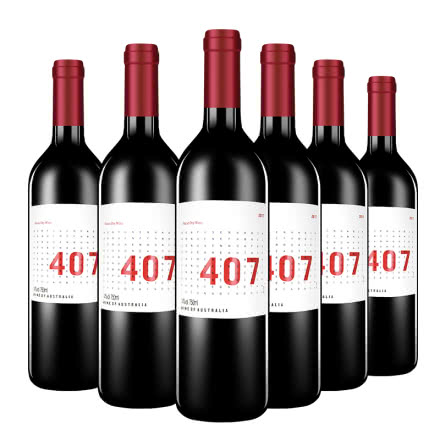 澳大利亚原瓶进口奔富塞纳407西拉干红葡萄酒整箱750ml*6