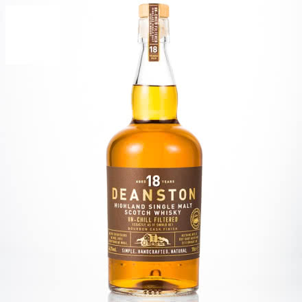 46°汀思图DEANSTON18年单一麦芽苏格兰威士忌700ml