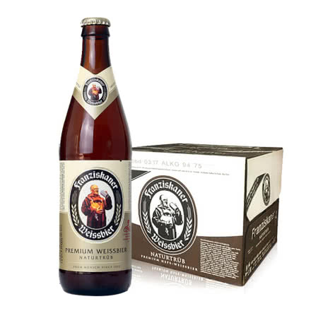 FRANZISKANER/范佳乐（教士） 德国教士白啤酒瓶装500ml*20整箱