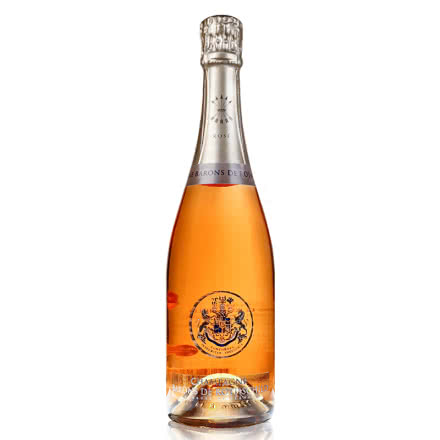 法国原瓶进口 香槟产区 DBR拉菲罗斯柴尔德桃红香槟（起泡葡萄酒）750ml