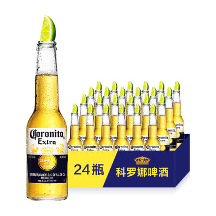 科罗娜（CORONA） 进口黄啤207ml*24瓶进口啤酒整箱